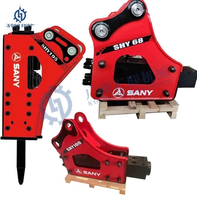 Oorspronkelijke SANY SHY45 SHY53 SHY68 SHY75 SHY100 Hydraulische breaker Jack Hammer voor 1-16 ton SANY graafmachine bevestigingen