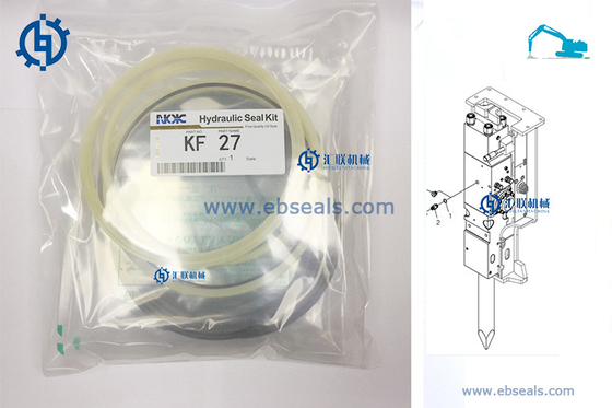 Hydraulische de Brekerverbinding Kit Cylinder Oil Set van Kent KF22 KF27 KF35