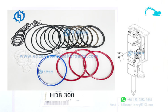 Het Graafwerktuig Cylinder Seal Kits van HDB50 HDB70 HDB210