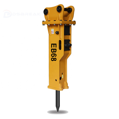 De Opgezette Breker van EB68 Hyadraulic Jack Hammer For 4-7 Ton Excavator Equipment Silence Type Bovenkant