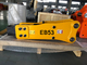 De Opgezette Breker van EB53 Hyadraulic Jack Hammer For 2-5 Ton Excavator Equipment Open Type Bovenkant