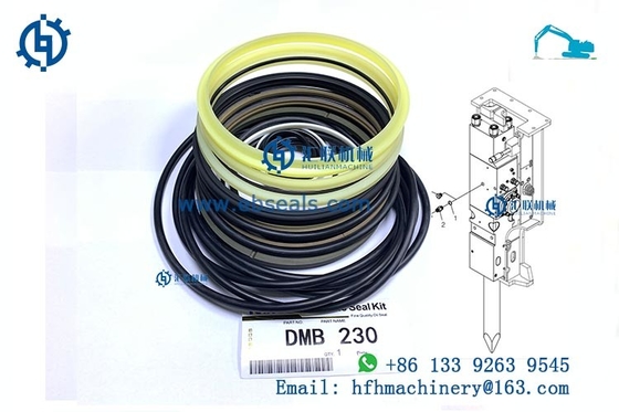 De zwarte PTEE-NY DMB230 Hydraulische Uitrusting van de Brekerverbinding