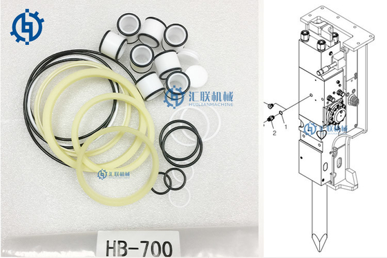 NY de Hydraulische Breker van Kit For Furukawa HB700 van de Hamerverbinding