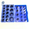 De rubber van de het Graafwerktuigo Ring Kit NBR O-ring van O Ring Kit Set Sealing Hydraulic Cylinder Blauwe Doos