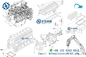 EC-van de Diesel van Graafwerktuigengine gasket kit EC290B D7D D7E Deutz de Reparatiedelen Motorrevisie